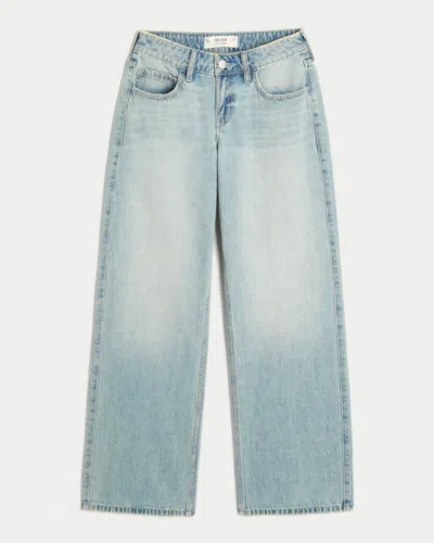 Hollister Low-rise Light Wash Baggy Jeans