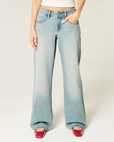 Hollister Low-rise Light Wash Baggy Jeans