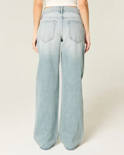 Hollister Low-rise Light Wash Baggy Jeans