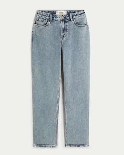 Hollister High-rise Medium Wash Straight Jeans