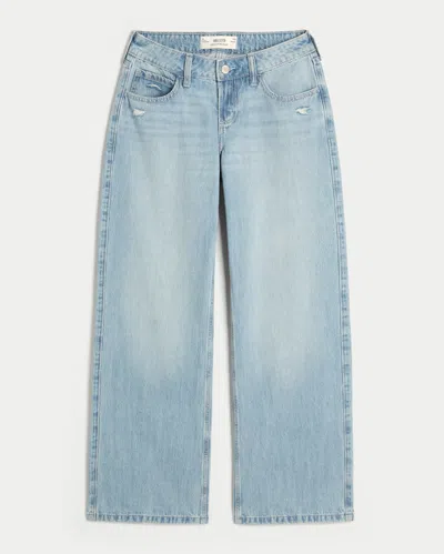 Hollister Curvy Low-rise Distressed Baggy Jeans