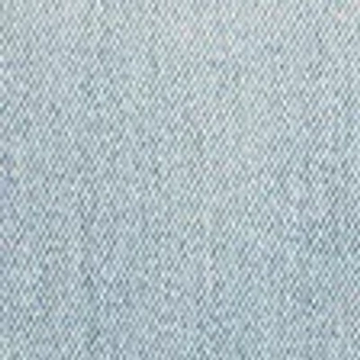 Hollister High-rise Light Wash Straight Jeans In Blue