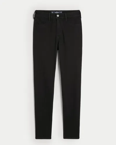 Hollister High-rise Black Jean Leggings In Black