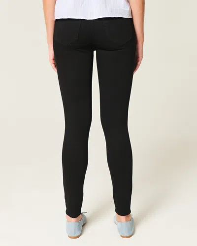Hollister High-rise Black Jean Leggings In Black