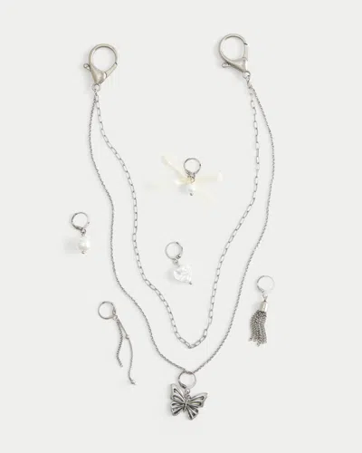 Hollister Belt Charm Set In Burgundy