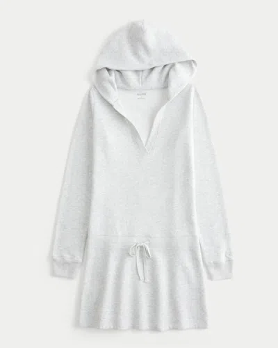 Hollister Hooded Long-sleeve Fleece Dress