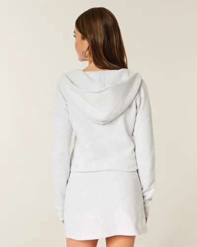 Hollister Hooded Long-sleeve Fleece Dress