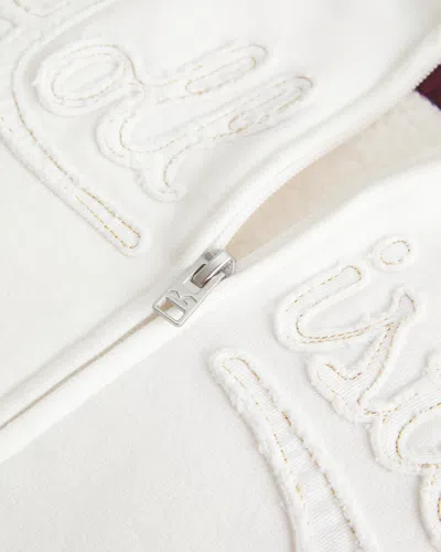 Hollister Holiday Vault Release Sherpa-lined Zip-up Logo Graphic Hoodie