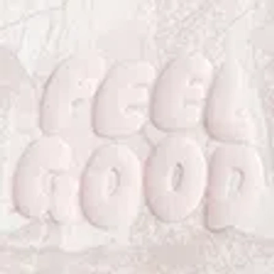 Hollister Feel Good Oversized Logo Graphic Camo Hoodie In White