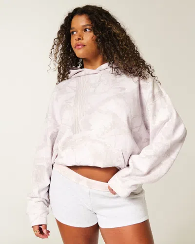 Hollister Oversized Pink Camo Hoodie