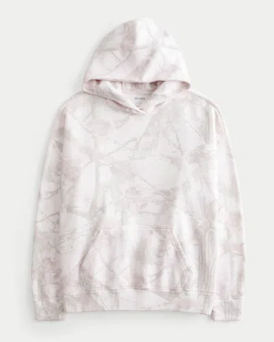 Hollister Oversized Pink Camo Hoodie