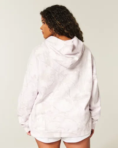 Hollister Oversized Pink Camo Hoodie