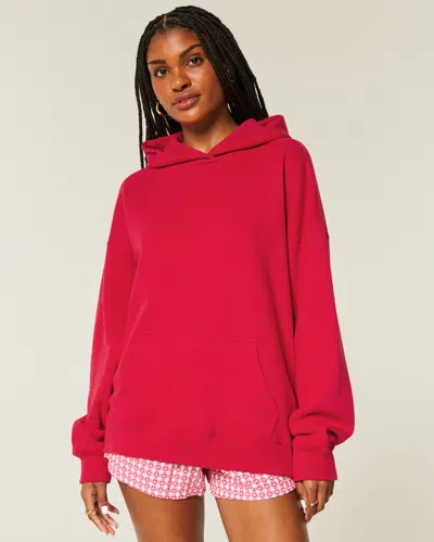 Hollister Oversized Hoodie In Pink