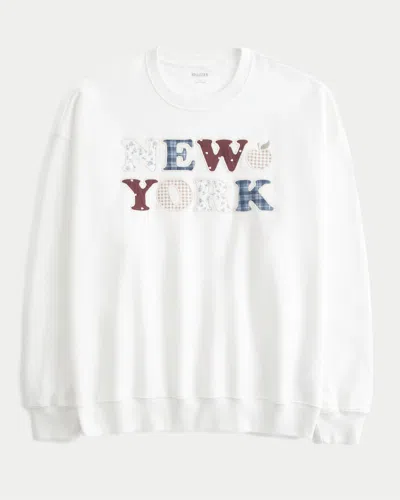 Hollister Oversized New York Graphic Crew Sweatshirt