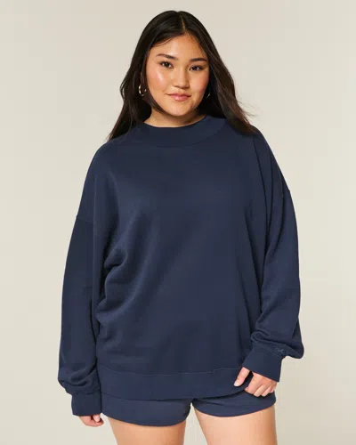 Hollister Oversized Mock-neck Sweatshirt