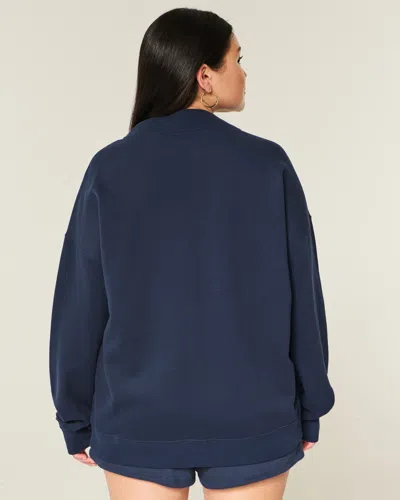 Hollister Oversized Mock-neck Sweatshirt