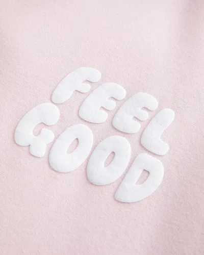 Hollister Feel Good Oversized Logo Graphic Hoodie In Pink
