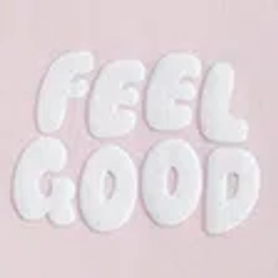 Hollister Feel Good Oversized Logo Graphic Hoodie In Pink