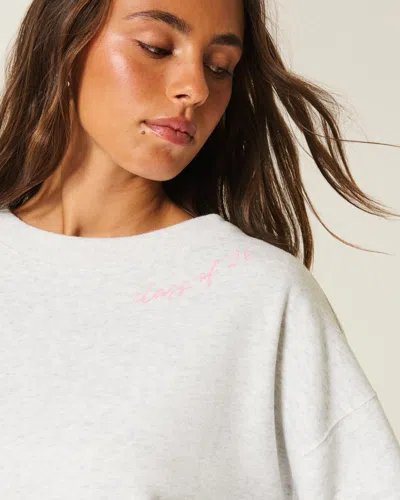 Hollister Oversized Class Of '26 Back Bow Sweatshirt