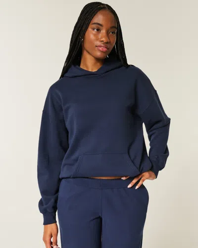 Hollister Oversized Hoodie In Blue