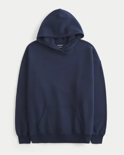 Hollister Oversized Hoodie In Blue