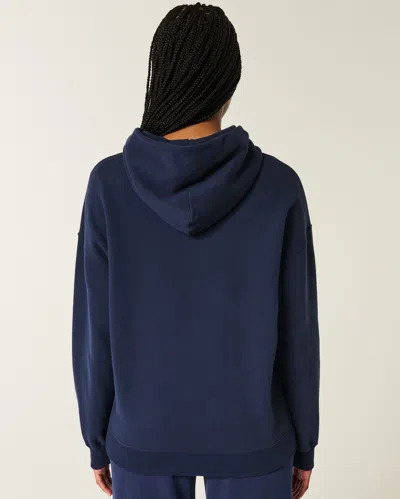 Hollister Oversized Hoodie In Blue