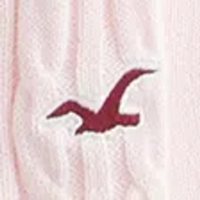 Hollister Long-sleeve Square-neck Babydoll In Pink