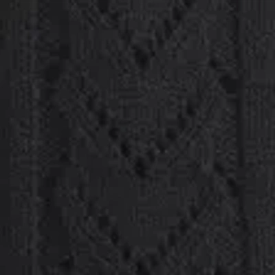 Hollister Stitchy Hooded No-close Cardigan In Black