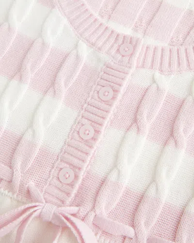 Hollister Cable-knit Babydoll Sweater In Multi