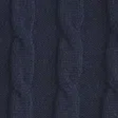 Hollister Cable-knit Babydoll Sweater In Blue