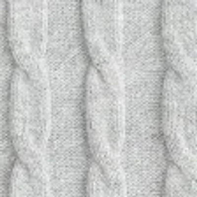 Hollister Cable-knit Babydoll Sweater In Gray