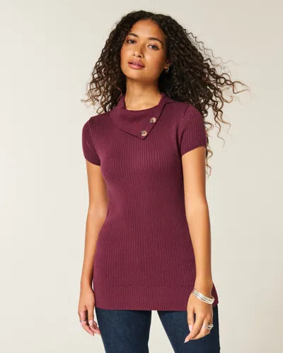 Hollister Short-sleeve Tunic Sweater