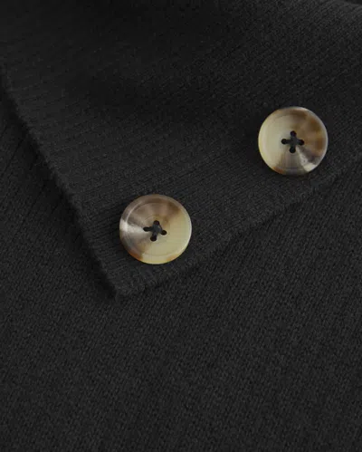 Hollister Short-sleeve Tunic Sweater In Black