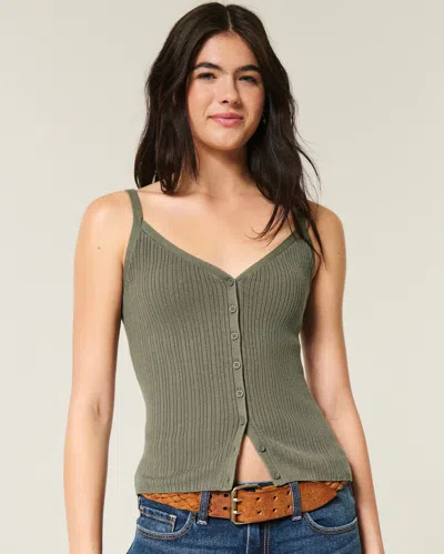 Hollister Button-through Sweater Tank