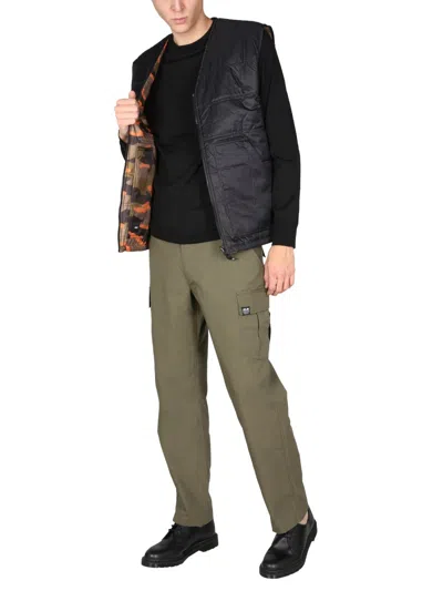 Arkair Brown Cargo Pants With Functional Design In Black