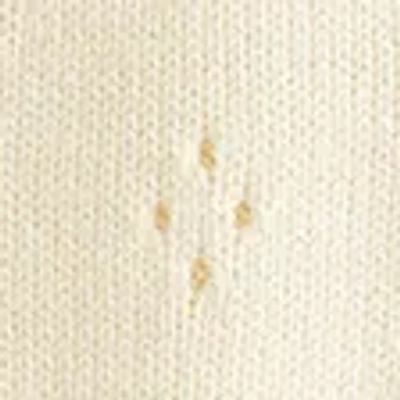 Hollister Eyelet Crew Cardigan In Neutral