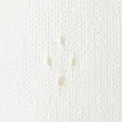 Hollister Eyelet Crew Cardigan In White