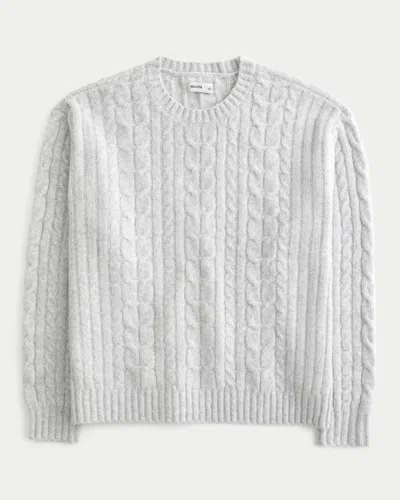 Hollister Comfy Cloud Cable-knit Crew Sweater