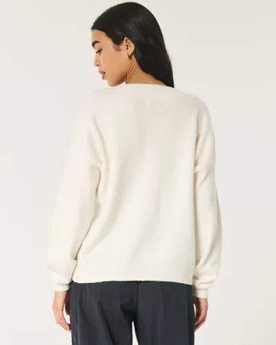 Hollister Comfy Cloud Oversized V-neck Sweater