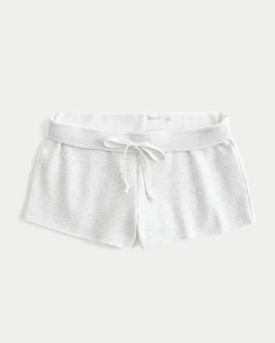 Hollister Fleece Mini Short In White