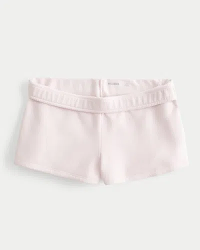 Hollister Fleece Mini Short In Pink