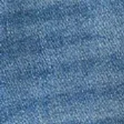 Hollister Curvy Low-rise Medium Wash Denim Shortie Shorts In Blue