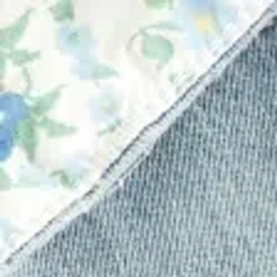 Hollister Low-rise Light Wash Foldover Waist Baggy Denim Shorts 5" In Blue