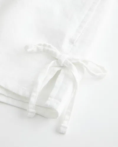 Hollister Linen-blend Side Bow Soft Shorts