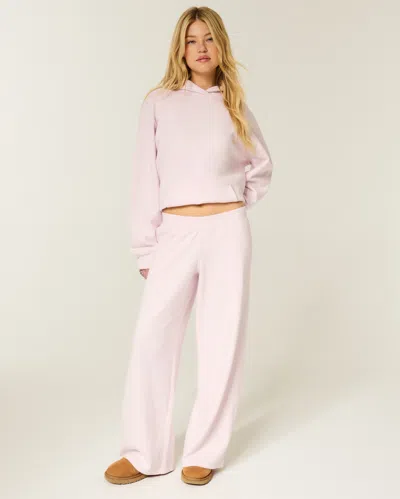 Hollister Sparkle Baggy Sweatpants In Purple