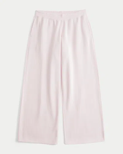 Hollister Sparkle Baggy Sweatpants In Purple