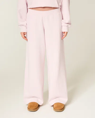 Hollister Sparkle Baggy Sweatpants In Purple