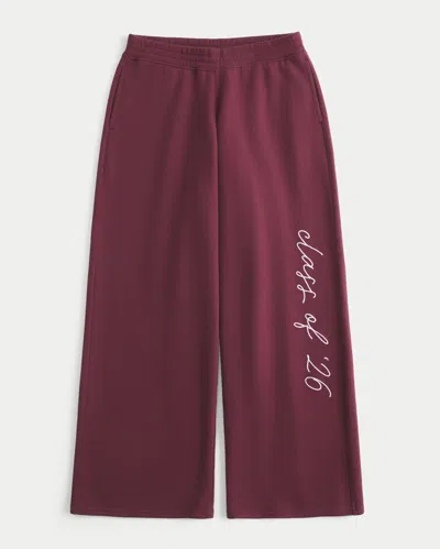 Hollister Class Of '26 Baggy Sweatpants In Purple