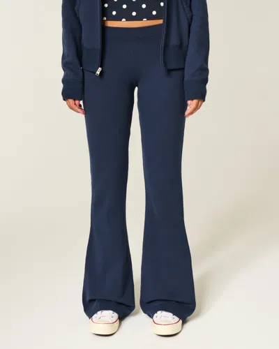 Hollister Flare Sweatpants In Blue