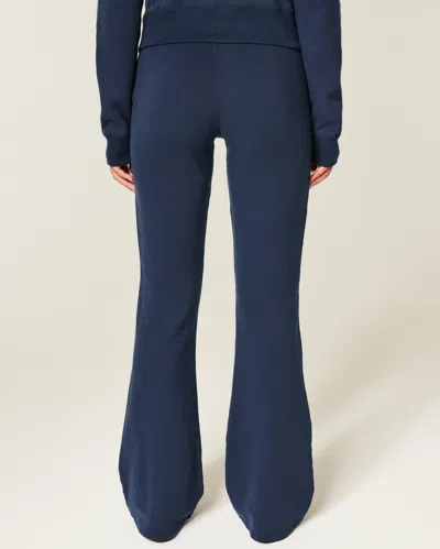 Hollister Flare Sweatpants In Blue